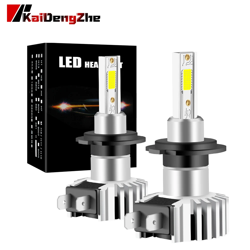 

Автомобильный светильник h7 led canbus автомобильные лампы для фар машины Светильник лампы 60 Вт 12000LM автомобильные аксессуары 6500 к светодиодный ...