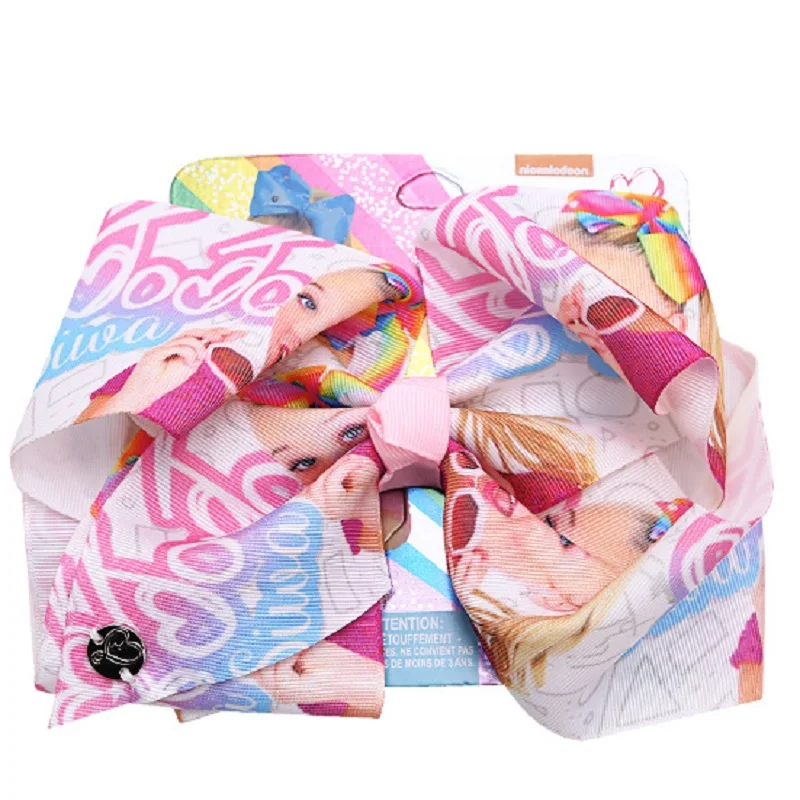 Банты для волос с принтом в виде единорога 8 дюймов |