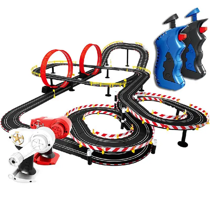 Электрический двойной гоночный трек Гоночные Игрушки для мальчиков детский