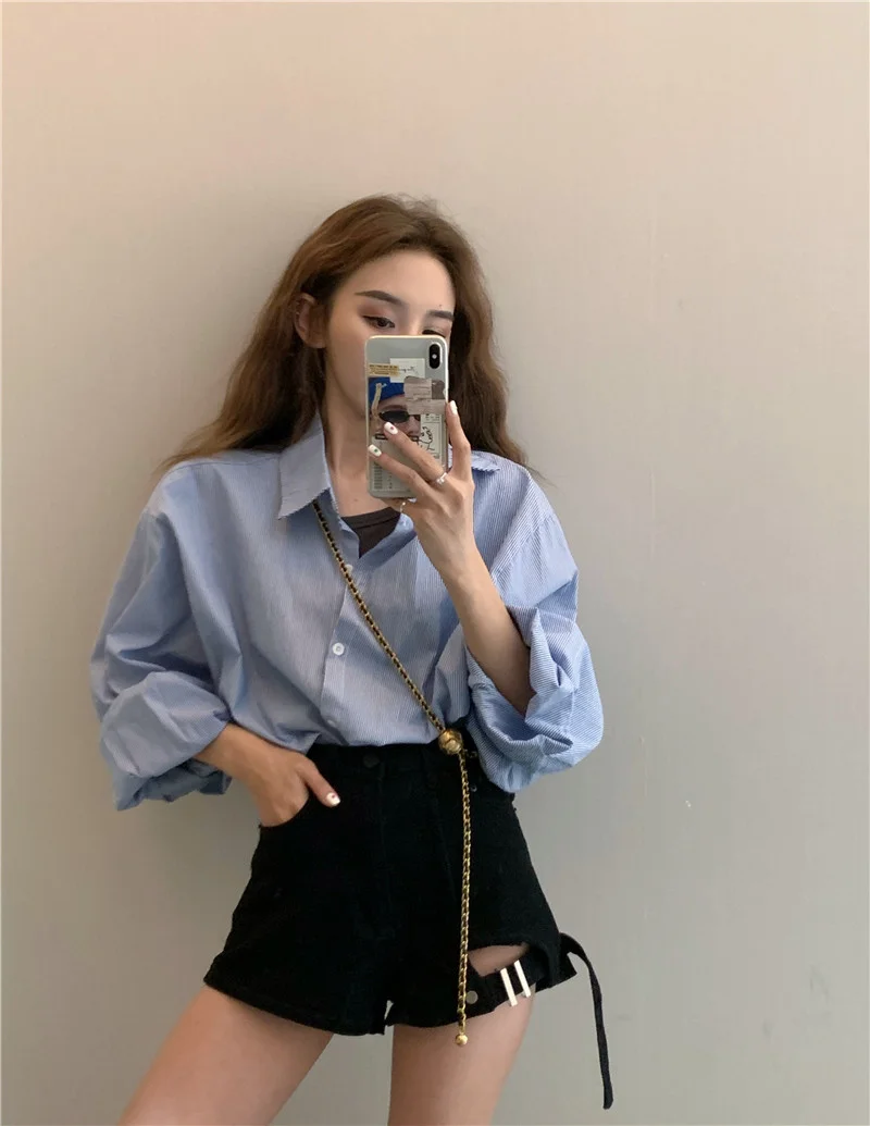 

Spring 2021 New Women's Small Sexy Shorts High Waist Jeans Straight Show Thin Black Wide Leg Pants Summer