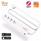 Удлинитель ZigBee, 16 А, с 2 USB-разъемами и 4 штекерами переменного тока
