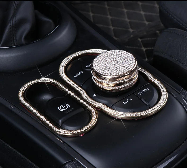 Автомобильная медиаручка крышка панели отделка кристальная наклейка