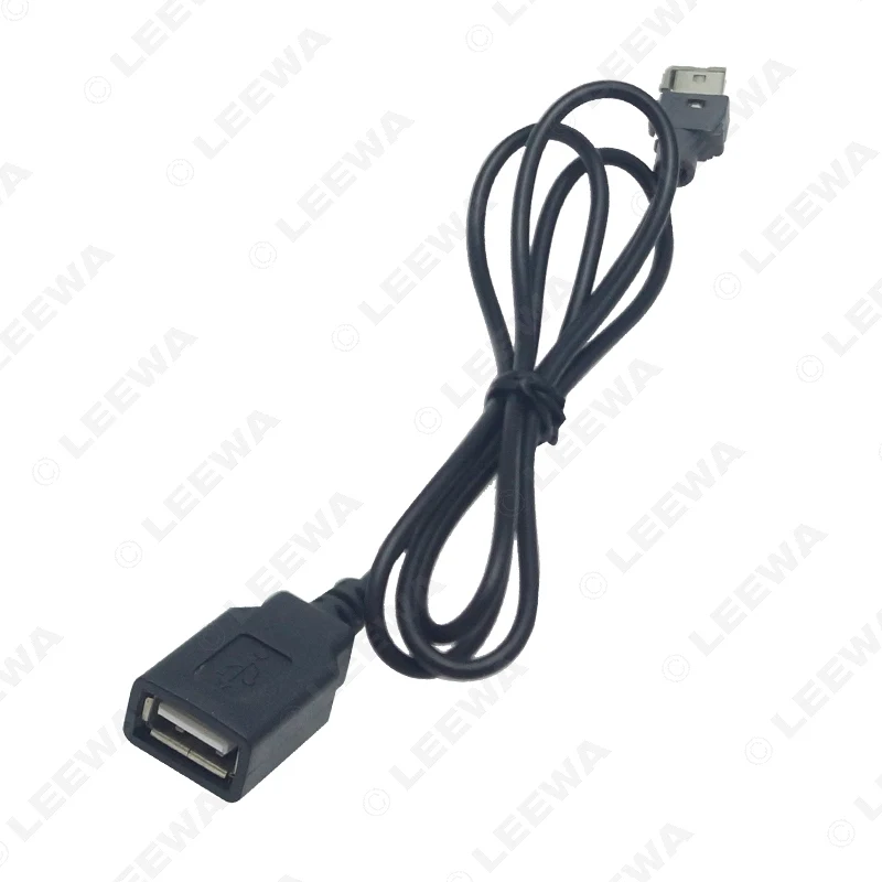 LEEWA 10X Оригинальный стандартный CD аудио разъем USB адаптер Conector для Peugeot 307 408 Citroen C4 C5 кабель передачи данных