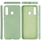 Мягкий чехол из жидкого силикона для Samsung A22, A72, A52, A32, A12, A02S, Оригинальный чехол карамельного цвета для Galaxy A03S, A82, A21S, A31, A42, A40, A11