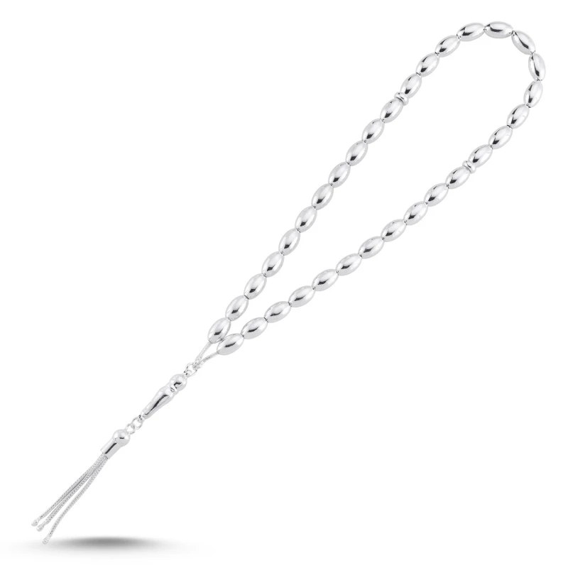 

Silver 925 Sterling 6mm 33l Barley Rosary