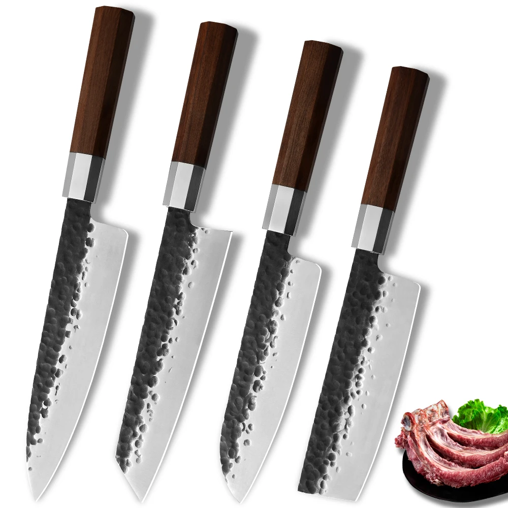 XYj японские кухонные ножи ручной работы 4 шт. в комплекте нож шеф-повара