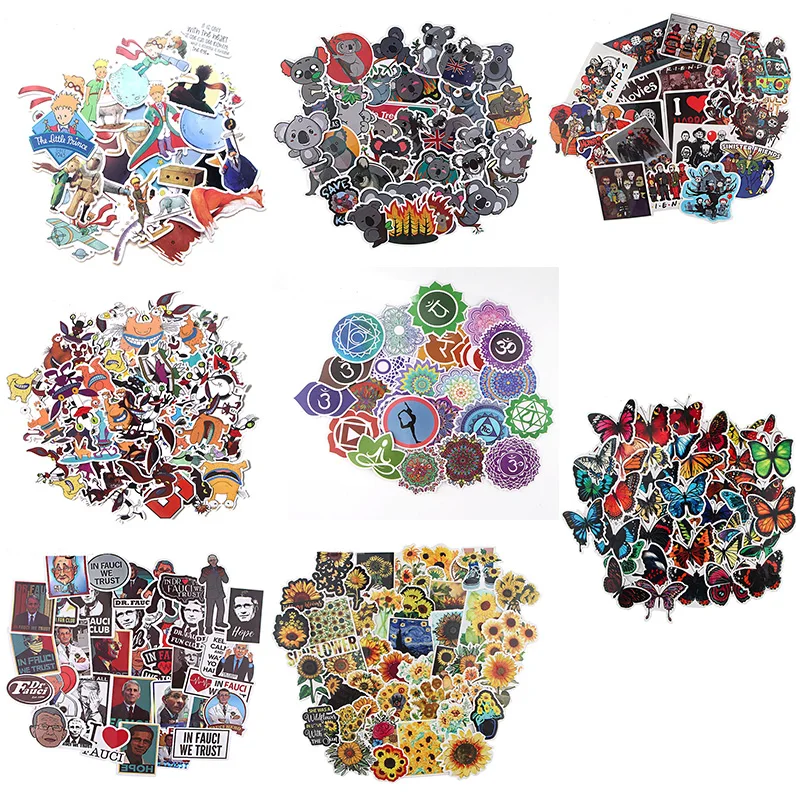 

Мультяшная анимационная наклейка для компьютера, мотоцикла, скейтборда, гитары, игрушек, игровой автомат, Детские Подарочные наклейки, альб...