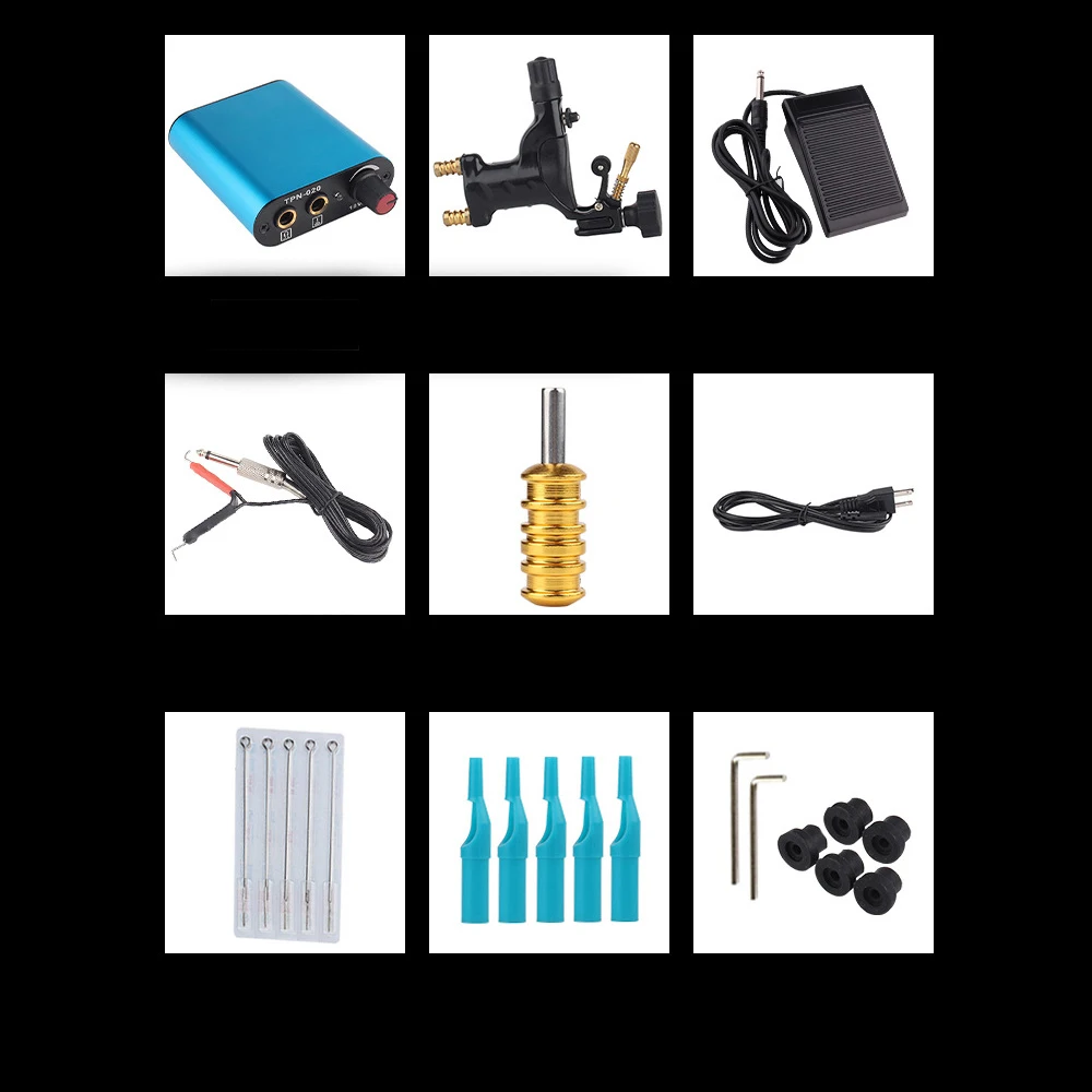 

Rotary Tattoo Machine Beginner Set for Permanent Makeup Dragonfly Motor Machine Set Tattoo Machine Power Supply Tattoo Machine