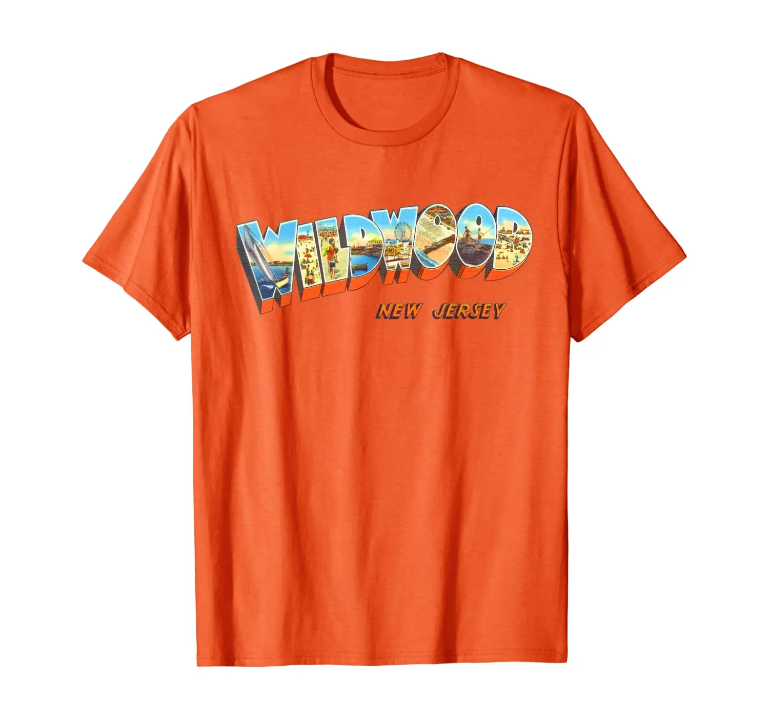 

Wildwood New Jersey NJ Vintage Retro Souvenir T-Shirt