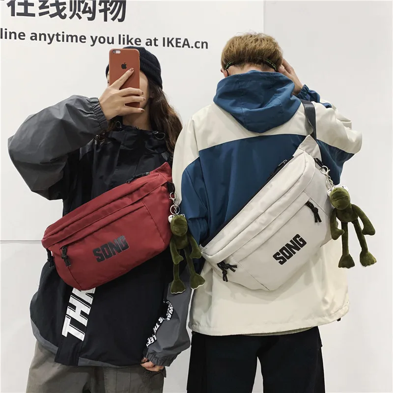 Вместительная поясная сумка в стиле хип хоп для мужчин повседневная дорожная