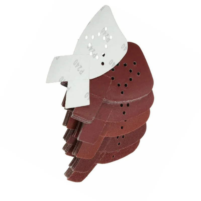 

95*165mm 12 Hole Rabbit Ear Shaped Sanding Sheet Sander Paper Sander Parts