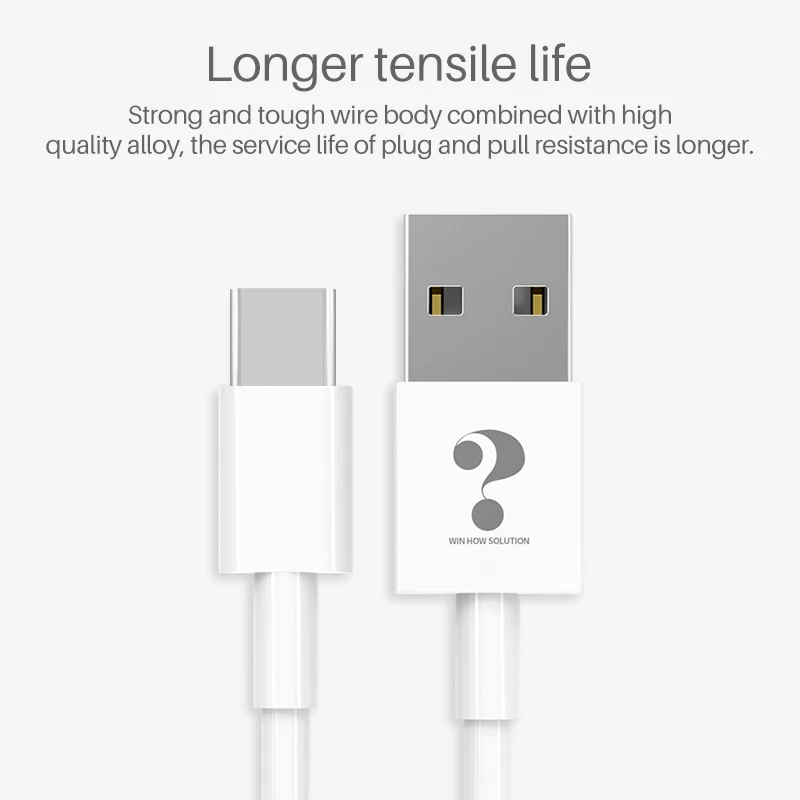 Кабель USB Type-C для Samsung S10 Huawei P30 Pro быстрая зарядка стандартный кабель C S9 S8 |