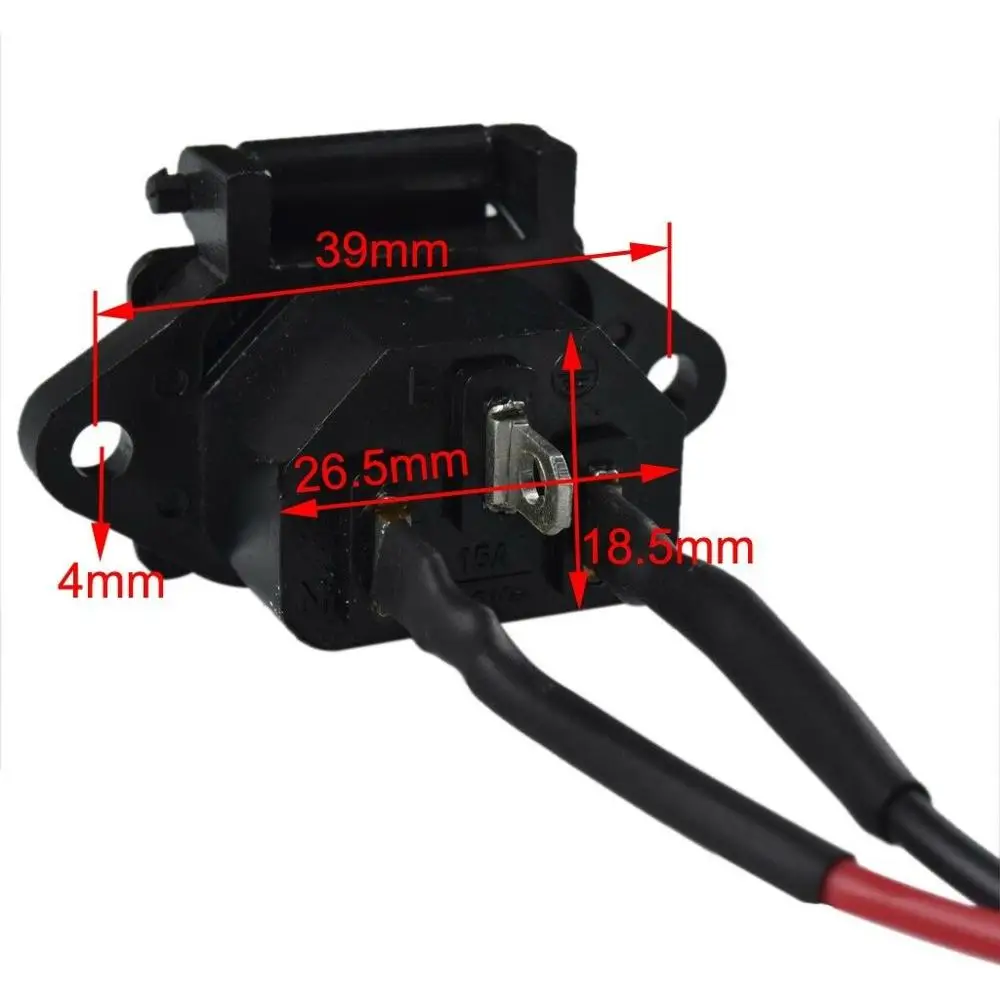 Разъем для зарядного устройства разъем кабель бесщеточного двигателя 48 В Go Kart