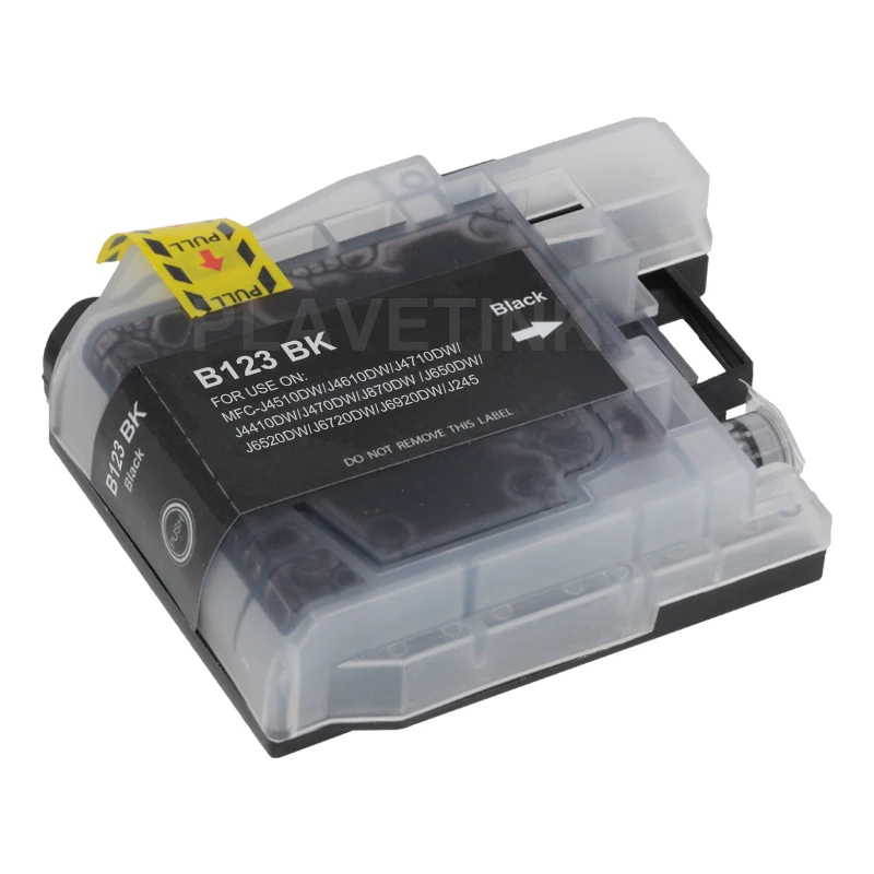 Картриджи Plavetink LC123 с полными чернилами для принтера Brother MFC J650DW J6720DW J6520DW DCP J4110DW J552DW