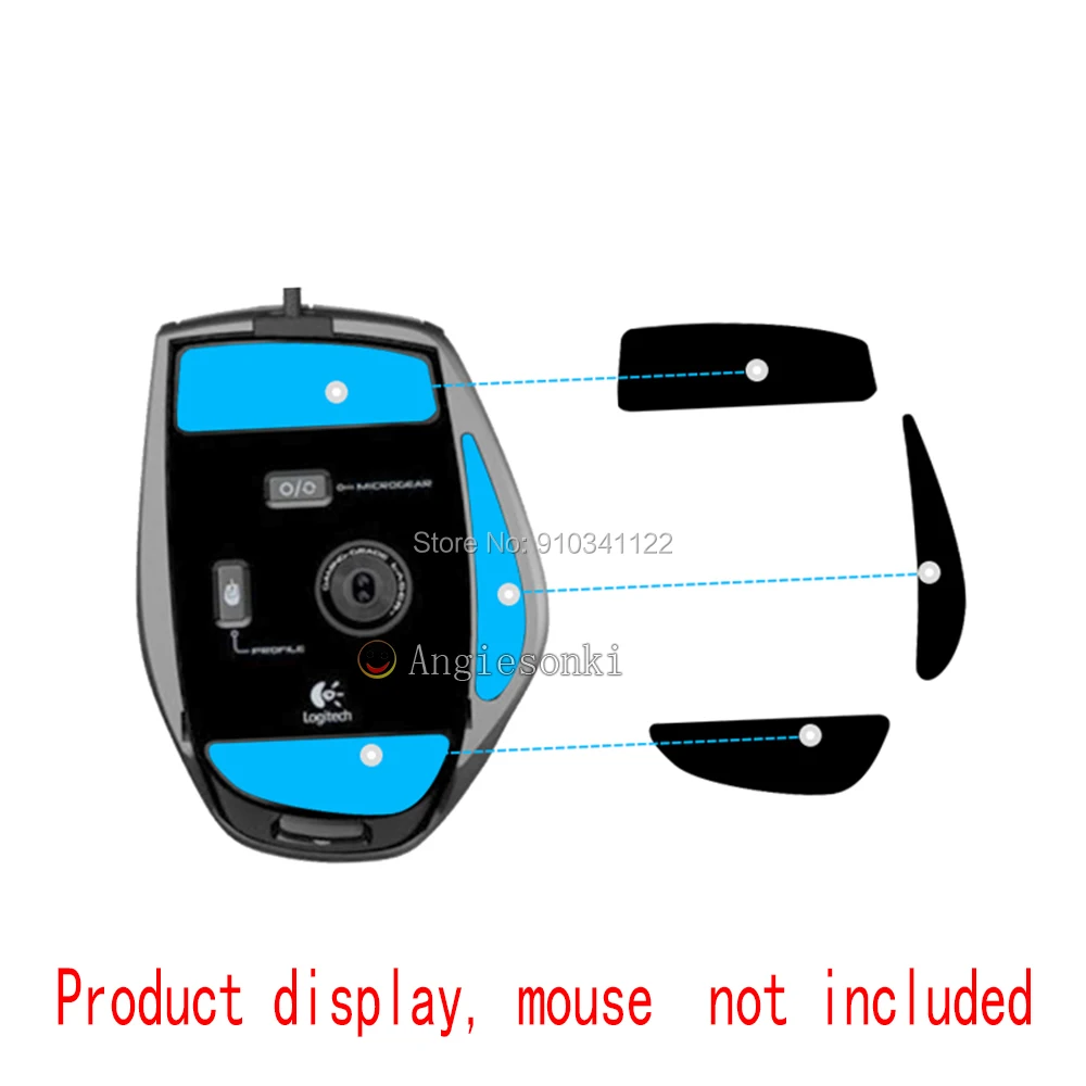 

2 Set Hotline Games Mouse Feet Mouse Skates Gildes for Logitech G9 G9X Mouse