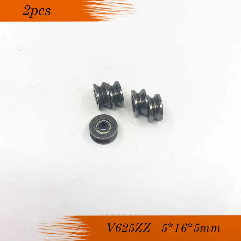 Бесплатная доставка 2 шт. V625/120 V625ZZ V паз радиальный шарикоподшипник 5x16x5 мм