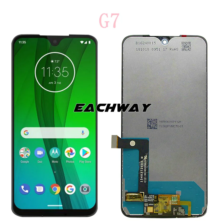 Оригинальный ЖК дисплей G7 для Motorola Moto Power XT1955 Plus сенсорный экран дигитайзер Play