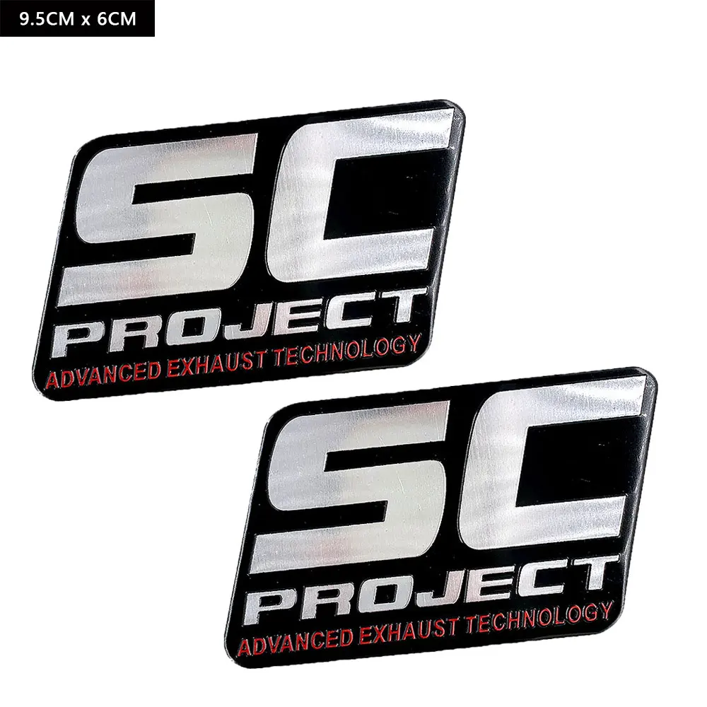 2 шт. алюминиевые наклейки на выхлопные трубы мотоцикла|Наклейки и стикеры| |