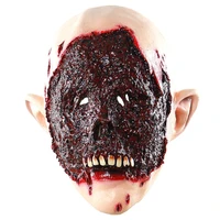 zombie mask halloween horror latex mask biochemical monster bloody zombie mask melting face adult scary mask