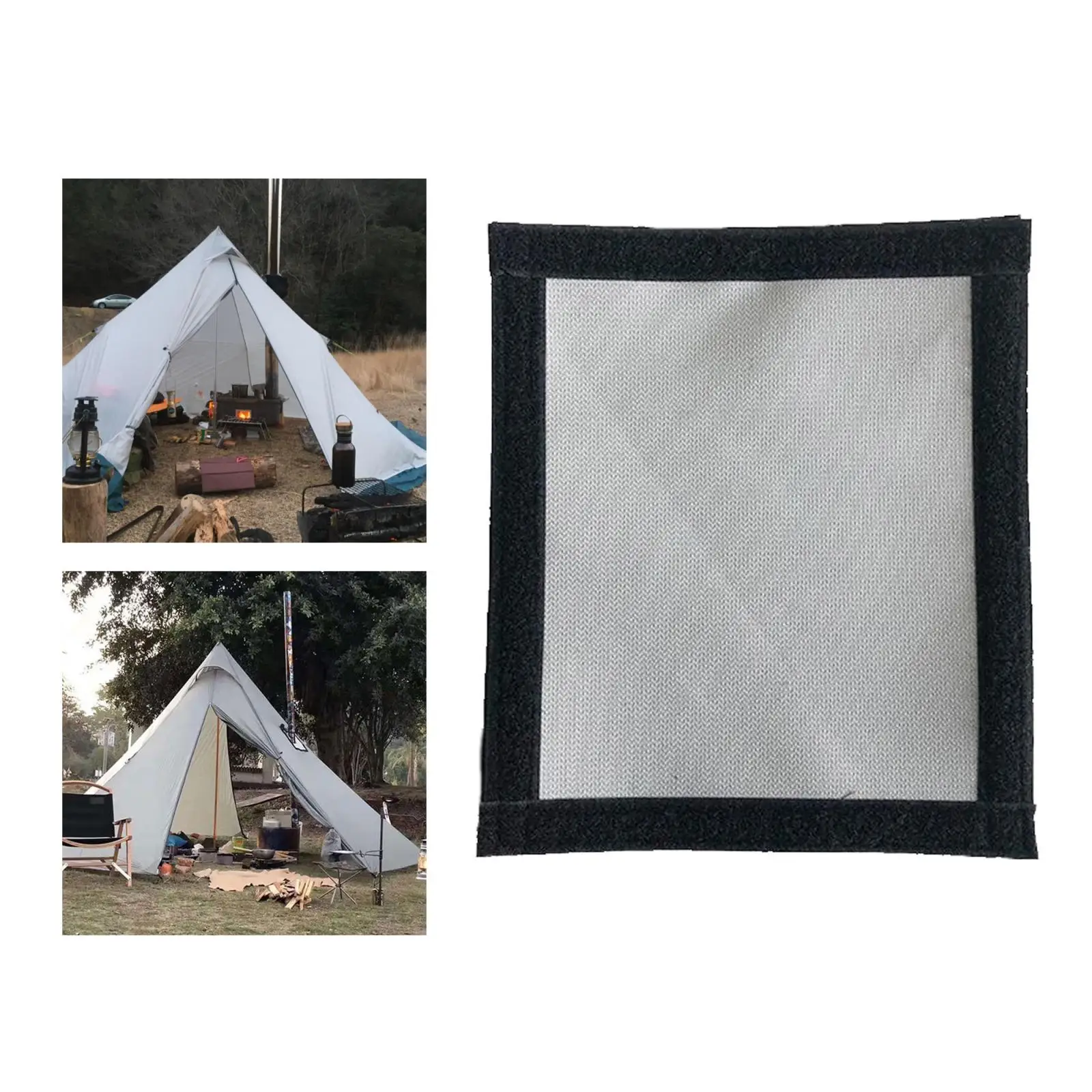 

На открытом воздухе Домашняя Плита Пожарная Труба кольцо защитное кольцо для Портативный 23x20cm