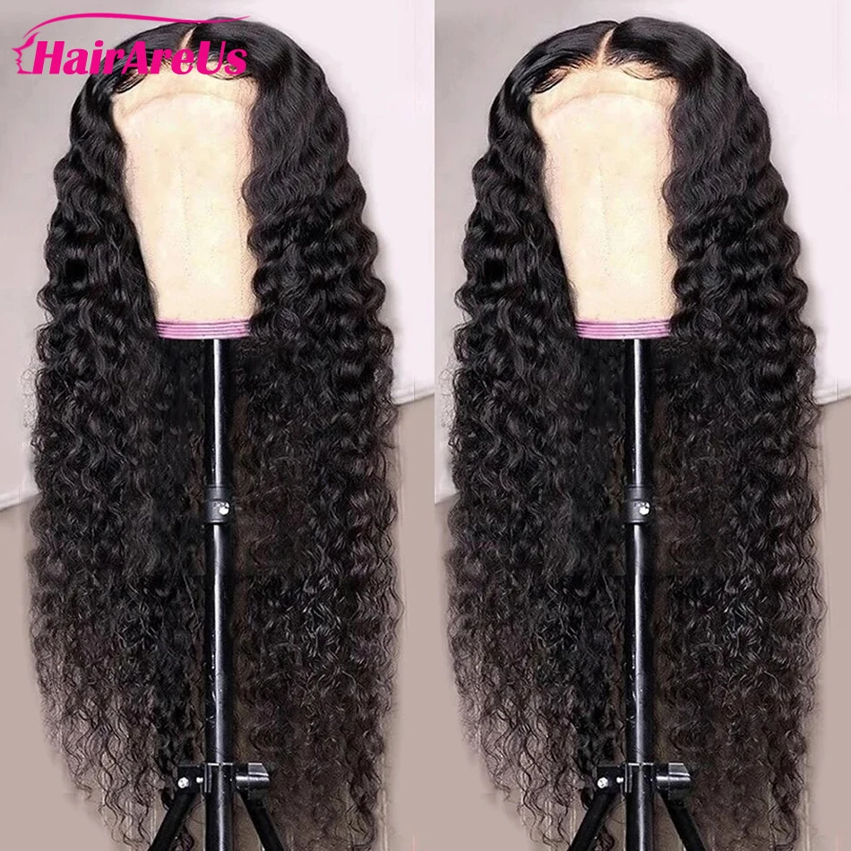 

180% Full 30 Inch 13X4 Transparent Lace Front Human Hair Wig Deep Wave Natural Hairline High Quality For Women Wig