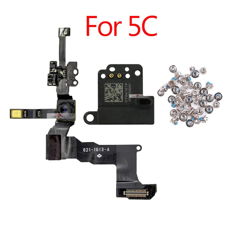 Высокое качество фронтальная камера кольцо держатель для iPhone 5 5S 5C 6S 6 Plus фронтальная камера объектив правый датчик приближения гибкий кабель