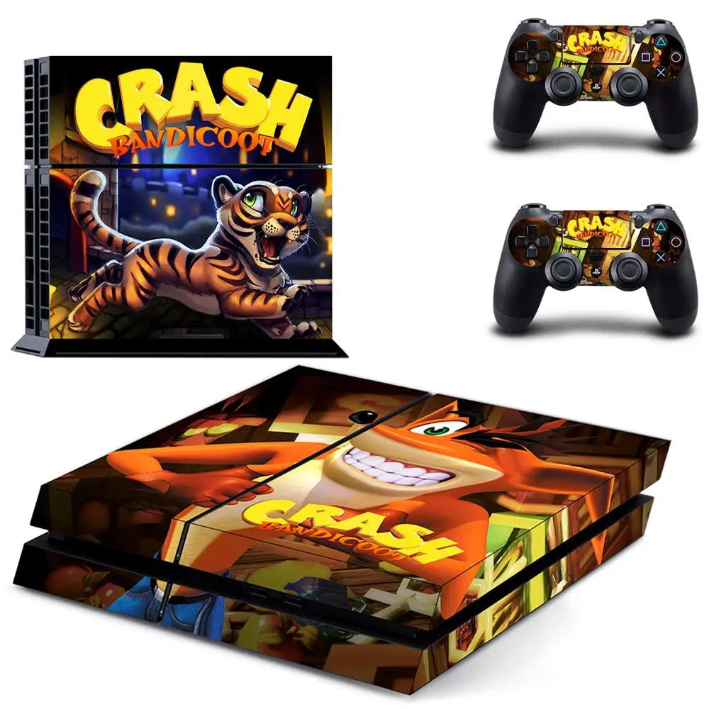 Наклейка полосатая Bandicoot N разумная Трилогия PS4 наклейка s Play station 4 для PlayStation чехол