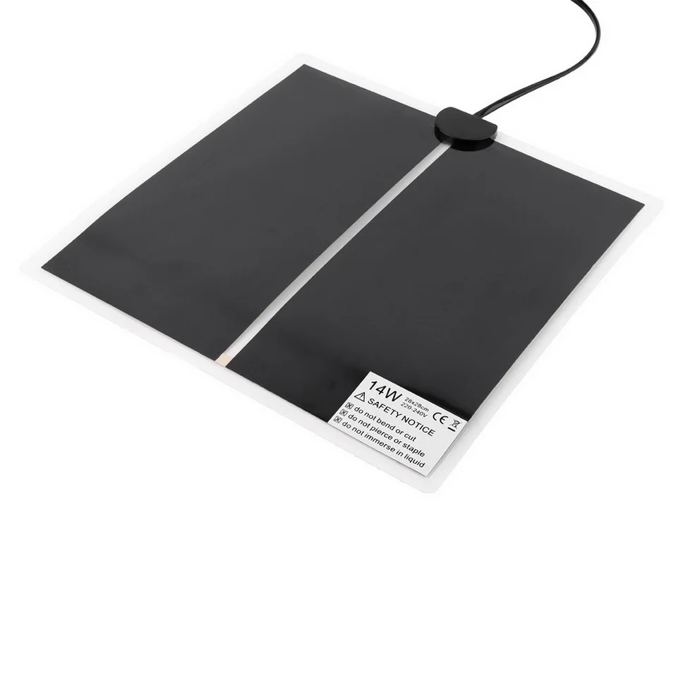 Грелка кровать коврик амфибии Регулируемая температура ПЭТ рептилия