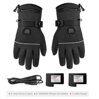 waterproof windproof heated motorcycle gloves motobiker gloves touch screen battery powered racing motos winter riding gloves