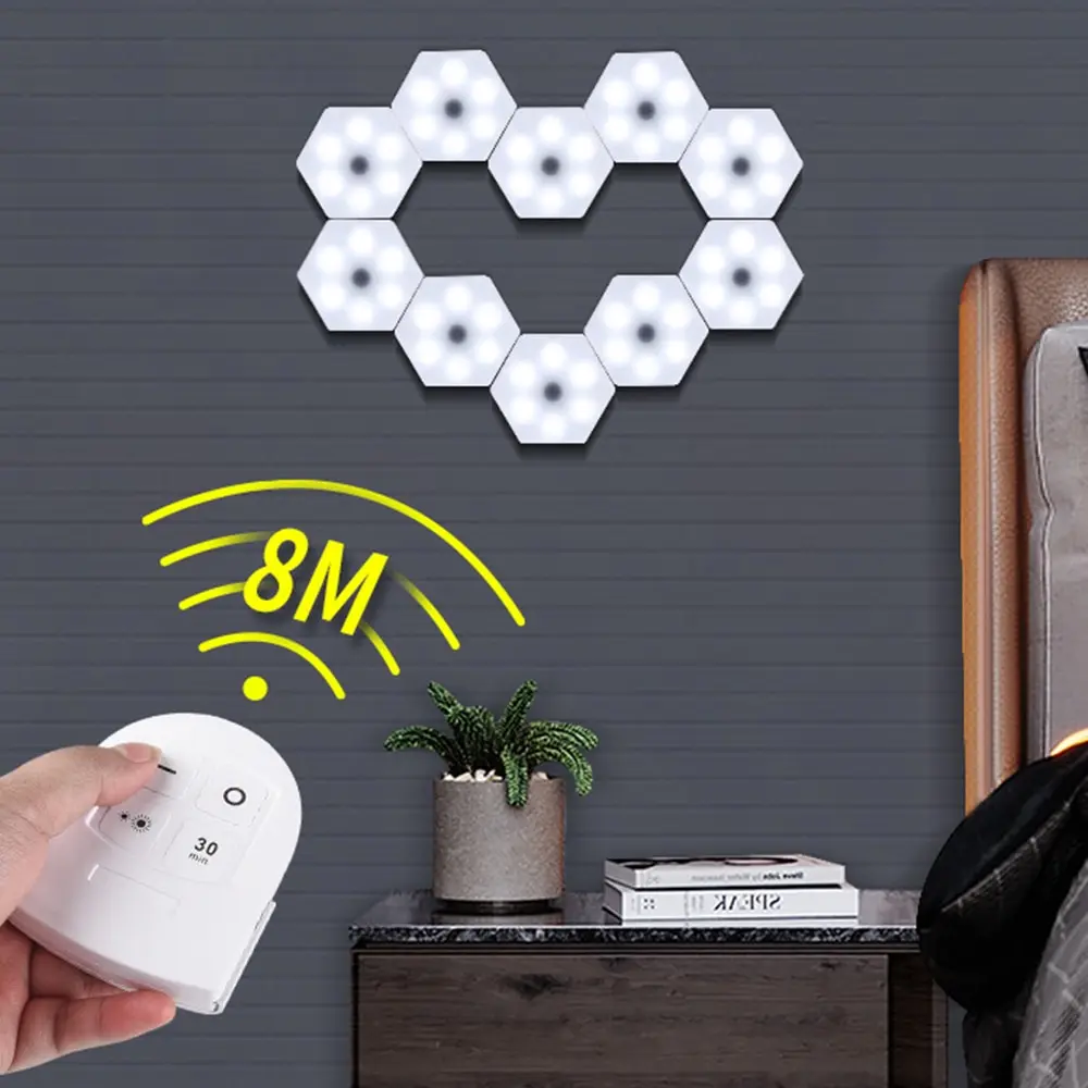 Светодиодный потолочный светильник штекер сенсорный ing шестиугольная ночной