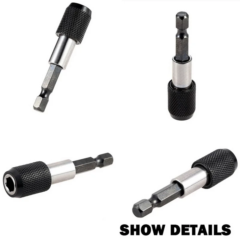 1/4 &quot60 мм шестигранным хвостовиком Quick Release изменение держатель бит сверлильный