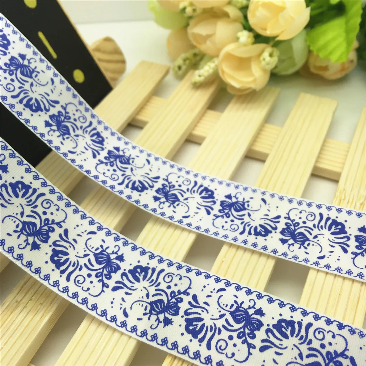 Новинка корсажная лента с цветочным принтом сделай сам 5 ярдов 1 дюйм 25 мм для