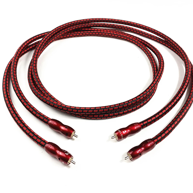 Кабель для соединения звука Par King Cobra PSC HiFi с посеребренным RCA разъемом|Кабели VGA| |