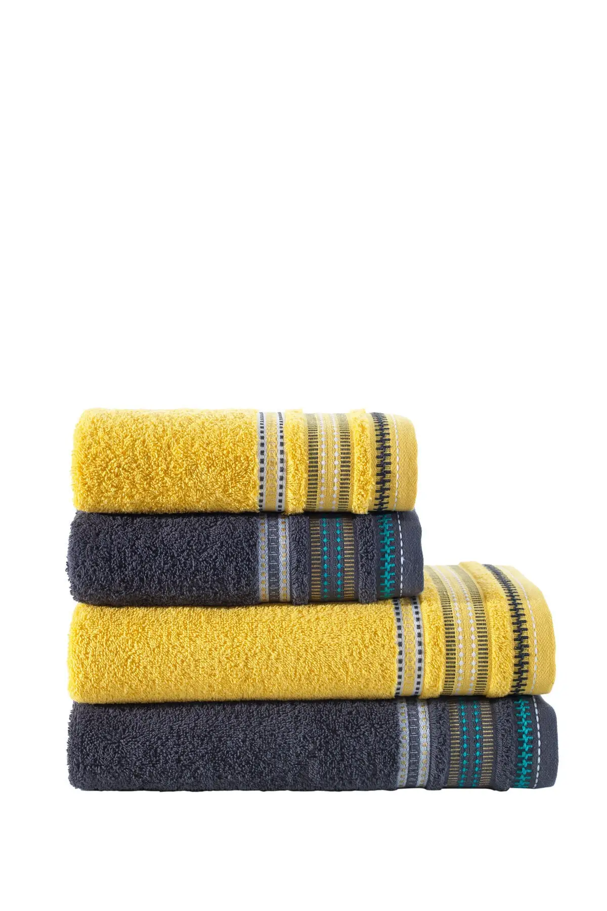 

100 cotton 4'l Towel Set-evmila