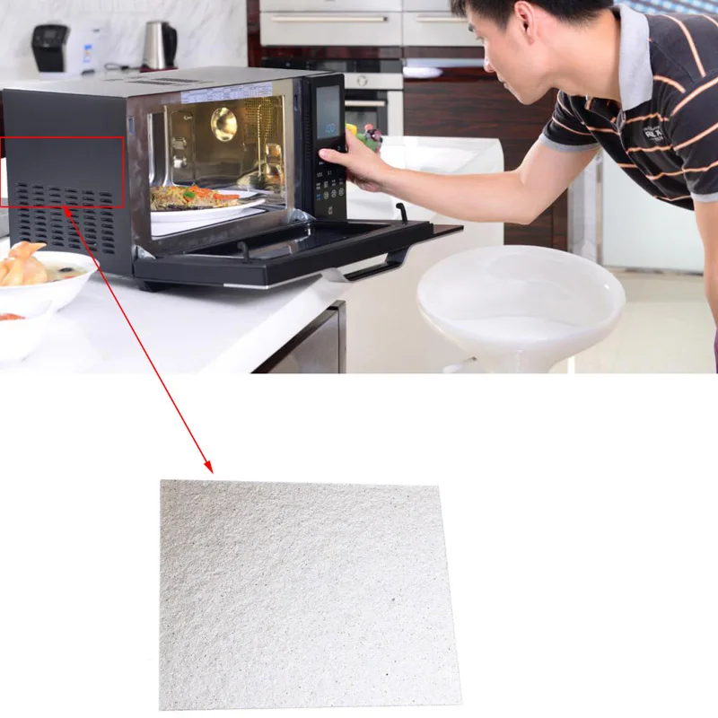 Useful Mica Plates Sheets Microwave Oven Repairing Part Kitchen Tool 145 x 120mm A6HB