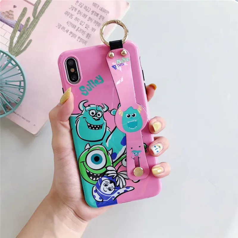 I Ourpho-IMD мягкий чехол с эффектом потертости для iPhone X, XR, XS, MAX, чехол на запястье с маленьким животным для iPhone 6, 6s, 7, 8 plus, чехол - Цвет: I