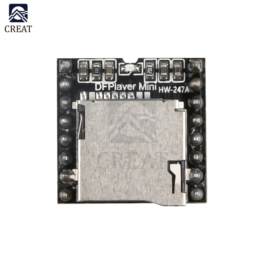 5 шт./лот DFPlayer мини модуль MP3-плеера TF карта U диск mp3-плеер аудио голос