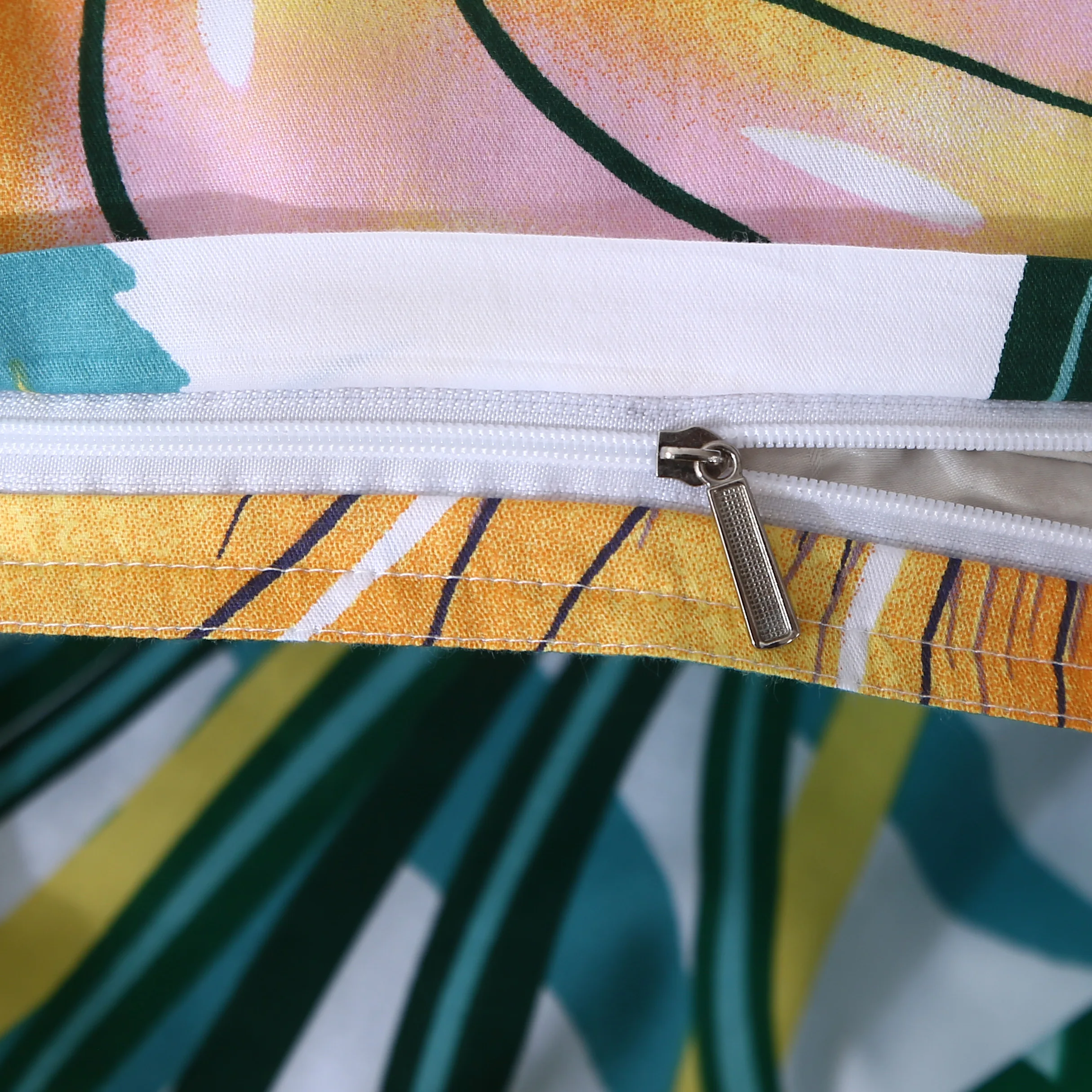 1 шт. 100% хлопок высококачественный экологически чистый активный принт на молнии