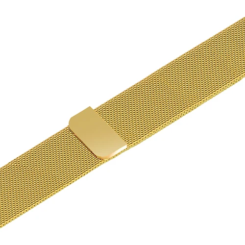 Gold Миланская петля ремешок для Apple Watch iWatch 3 ремешок 44 мм 42 мм браслет из нержавеющей стали ремешок для Apple watch 4 40 мм 38 мм - Цвет ремешка: Gold