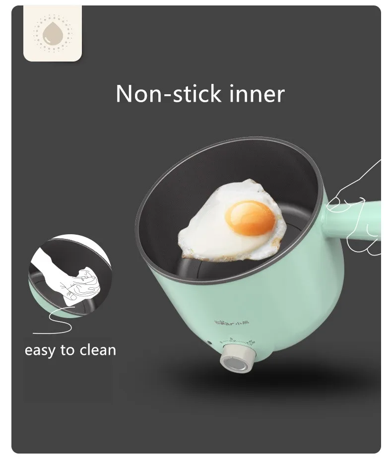 

220V 1.2L Mini Portable Electric Rice Cooker Non-stick Electric Multi Cooker Mini Hot Pot For Travel Office School EU/AU/UK/US