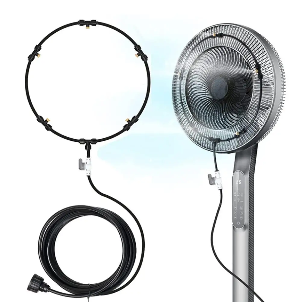 Система охлаждения туманом круглая Вентиляция с распылителем для теплиц и садов