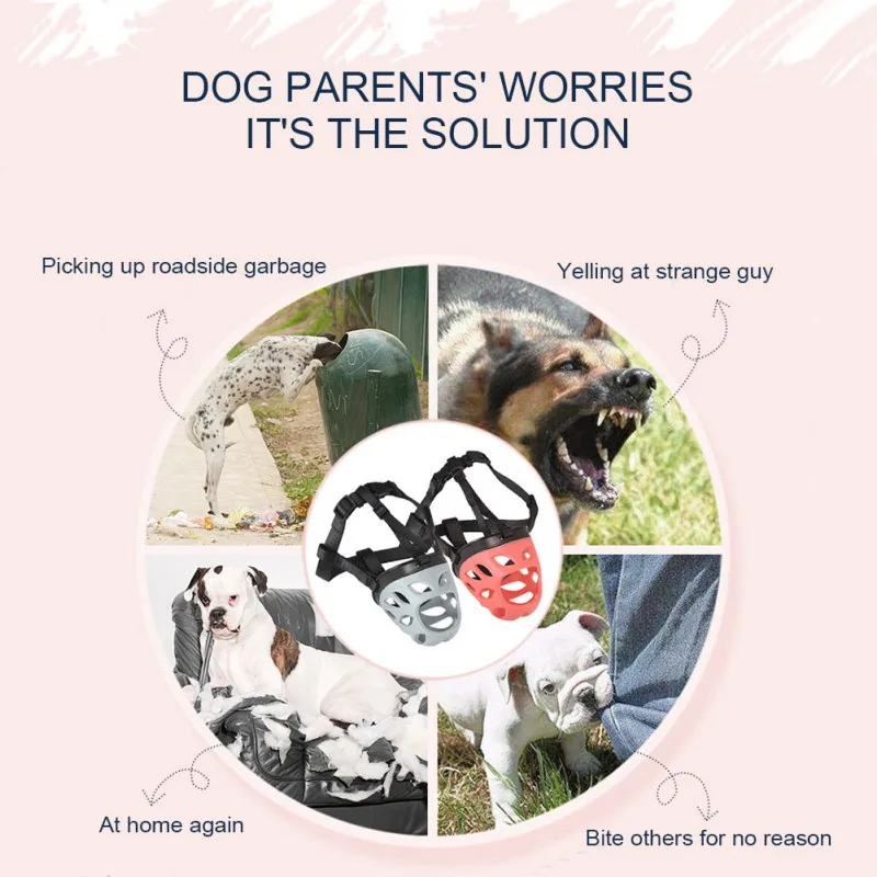 Намордник для питомца собаки намордник жевания собак лая тренировочная