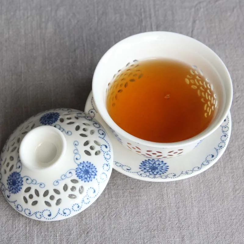 Полый чайный чехол Jingdezhen Kungfu чаша керамические чайные инструменты ручной работы