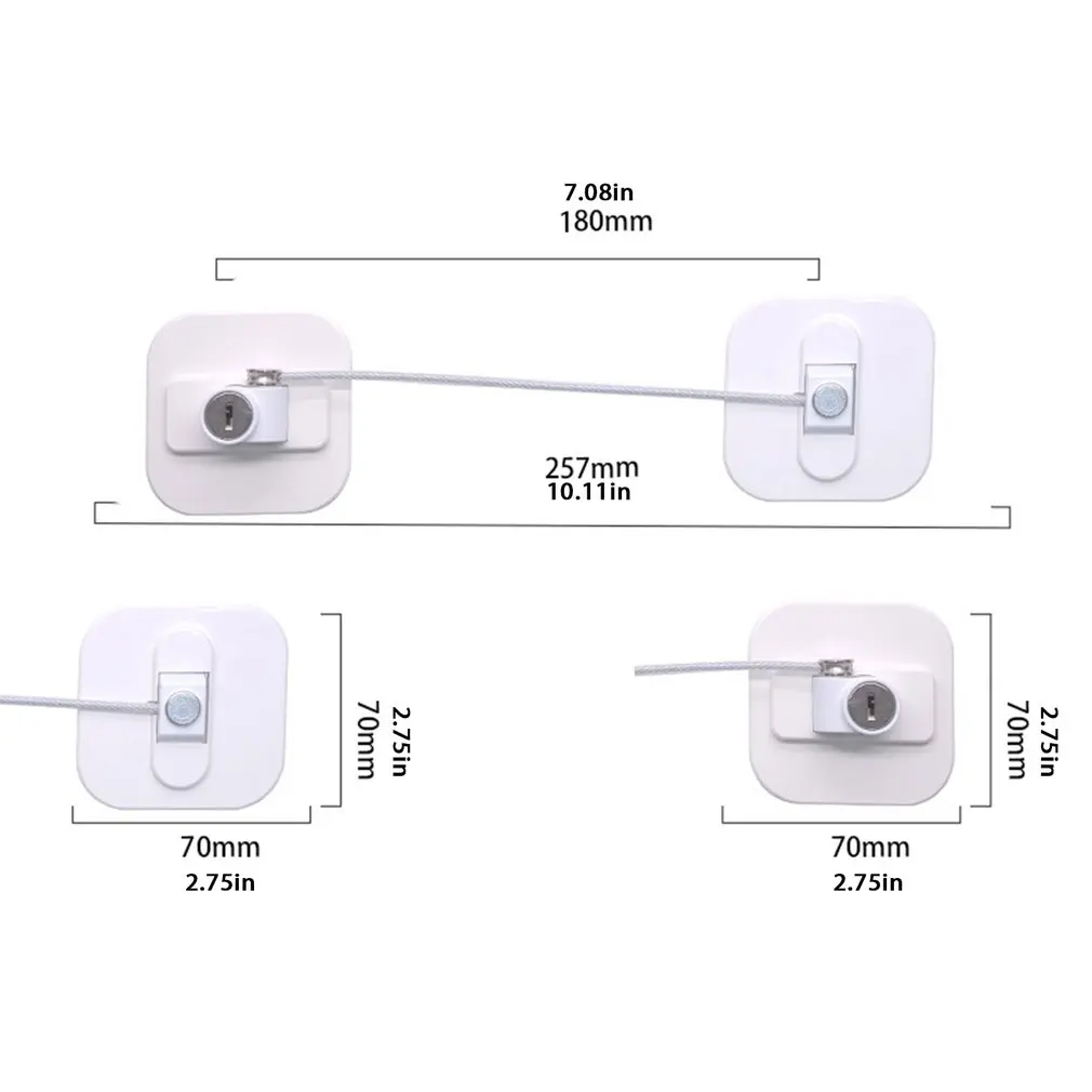 

Household Multifunctional Protective Lock Child Safety Lock Window Stopper Safety Cabinet Lock Refrigerator Lock