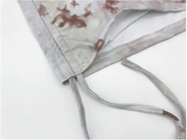 

Sexy Tie Dye Print Long Sleeve Ruched Drawstring Lace Up Women Dress Autumn Elastic Bodycon Mini Dresses Ladies Club Party Dress