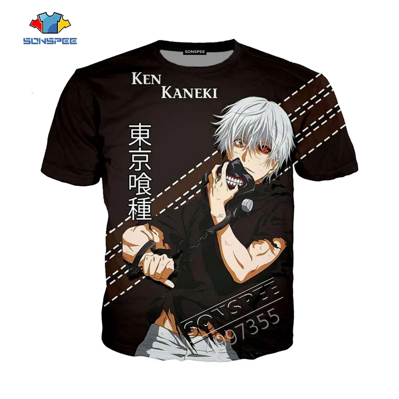 Толстовка с капюшоном для мальчиков и девочек аниме KEN KANEKI на молнии футболка
