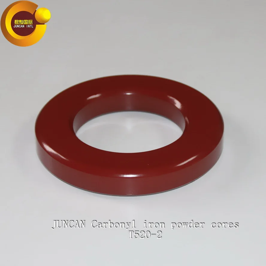 T520-2 высокочастотное карбониловое железо порошковое сердечник магнитное железо магнитное Ферритовое кольцо красный серый OD77 * ID49 * HT 13
