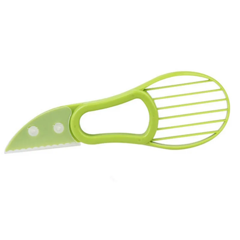 

Useful Plastic Avocado Slicer Shea Corer Butter Peeler Fruit Cutter Pulp Separator Knife Kitchen Vegetable Tools Kitchen Helper