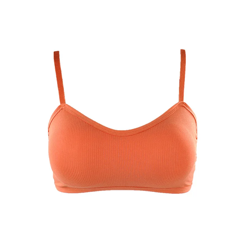 

The new sexy V gathers no steel ring tube top wrap chest sports yoga seamless breathable girl underwear beautiful back bra