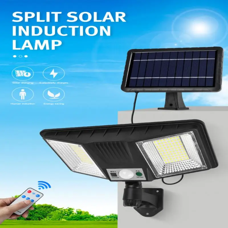 

Светодиодный уличный светильник на солнечной батарее, настенный фонарь с пассивным ИК датчиком движения, освесветильник для сада, газона, д...